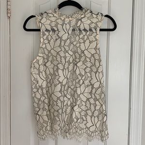 Lace sleeveless top
